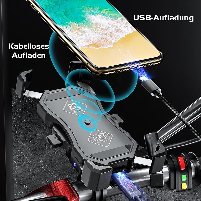 Wireless-Ladegerät in Motorrad