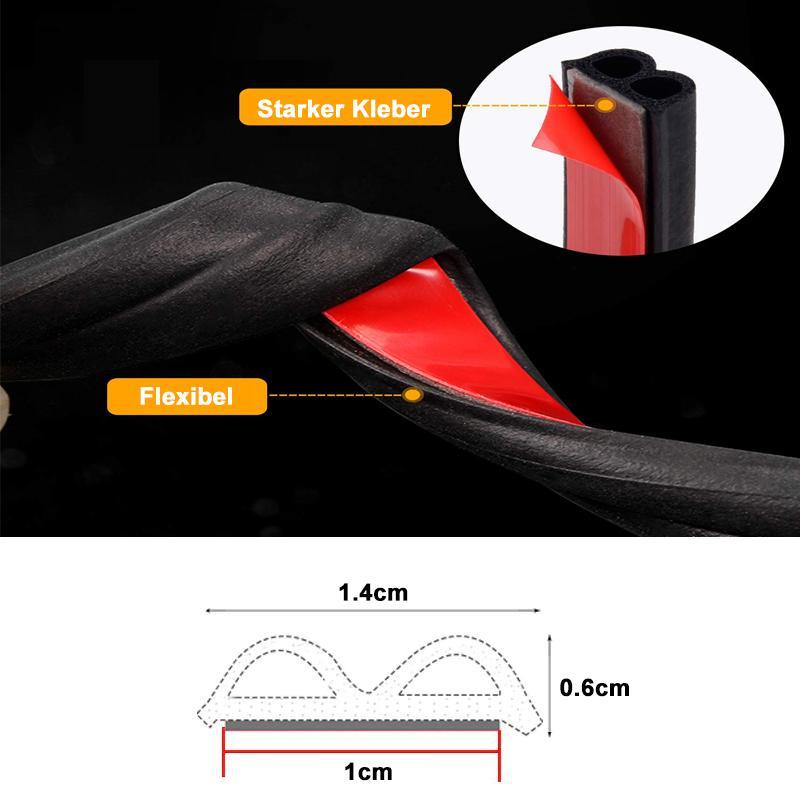 Autotür Dichtungsstreifen für Kantenschutz, Geräuschreduzierung, Staubdicht