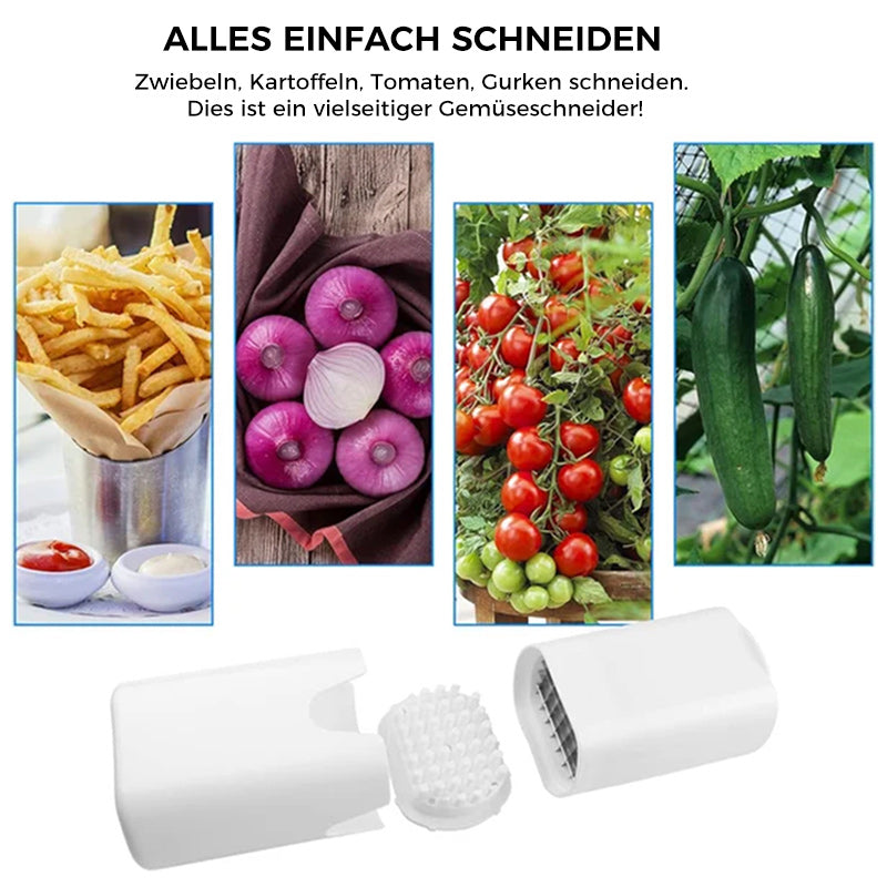 🍟Vielseitiger Gemüseschneider & Würfelschneider