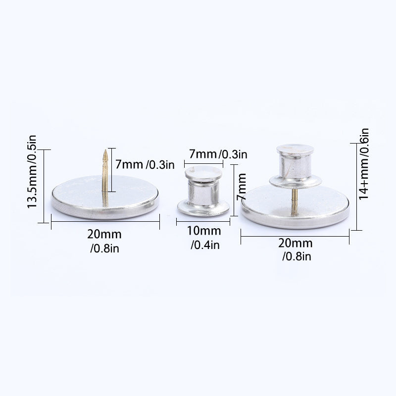 Metallschnallen für Vorhänge