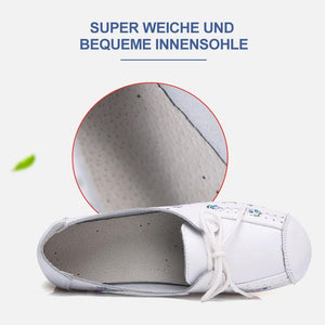 Damen Süße Flache Schnür-Freizeitschuhe