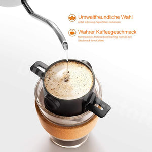 Kaffeefilterbecher aus Edelstahl