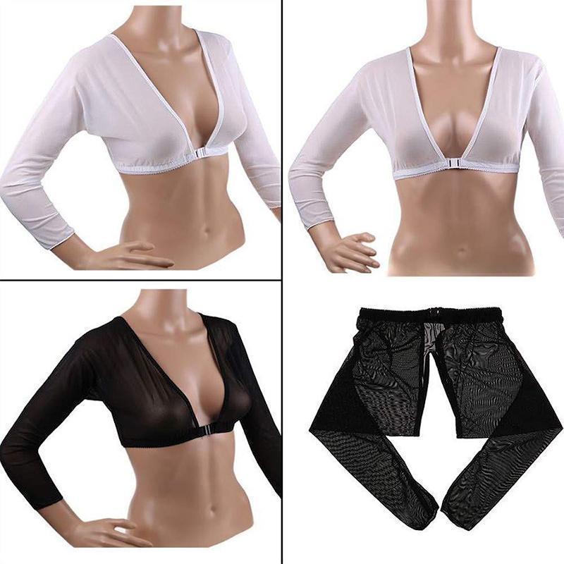 Damen Nahtlose Arm Shaper Mesh Shaping Unterwäsche