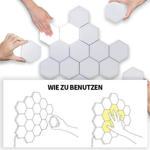 Kreative Hexagonale Quantenlampe / Wandleuchte