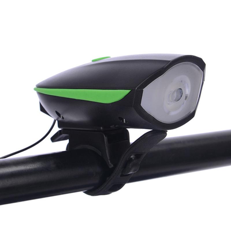 2- in- 1 Fahrrad USB Horn Frontleuchte