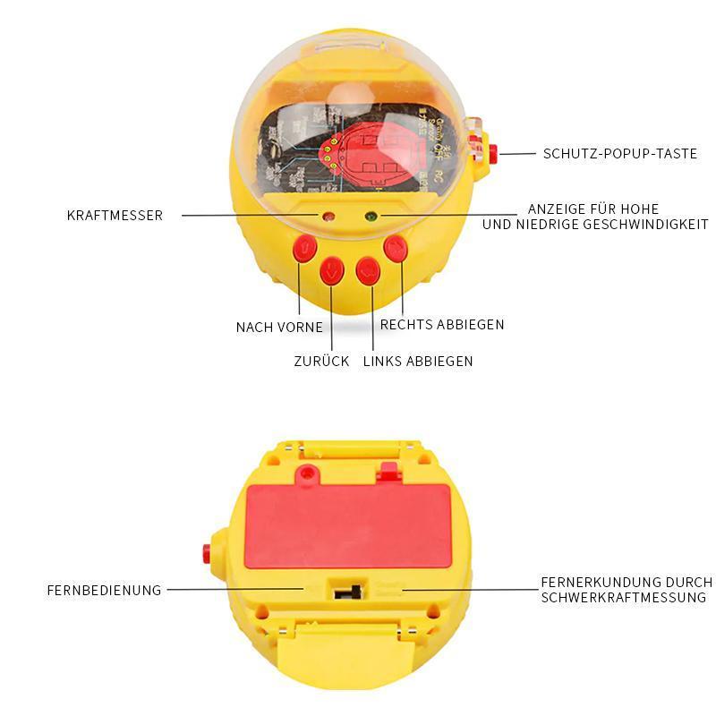 Das Spielzeugauto der Uhrenfernbedienung