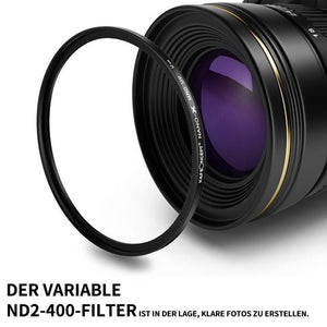 ND2-400 Neutraler Dichtheid Fader Variabler ND-Filter