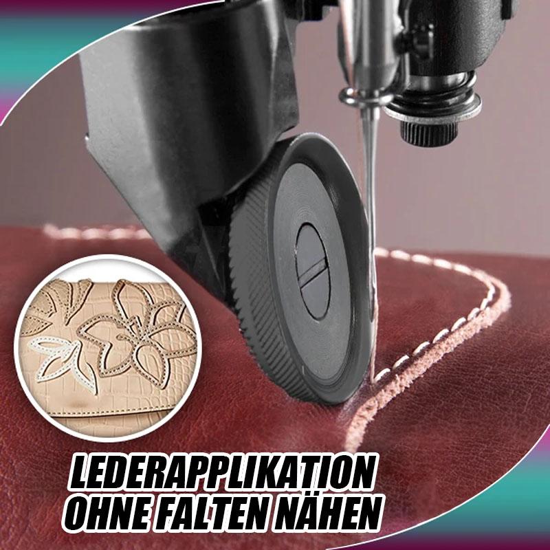 Nähfuß mit Lederrollen