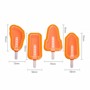 Kreative Silikon Eisformen, 4 Stücke