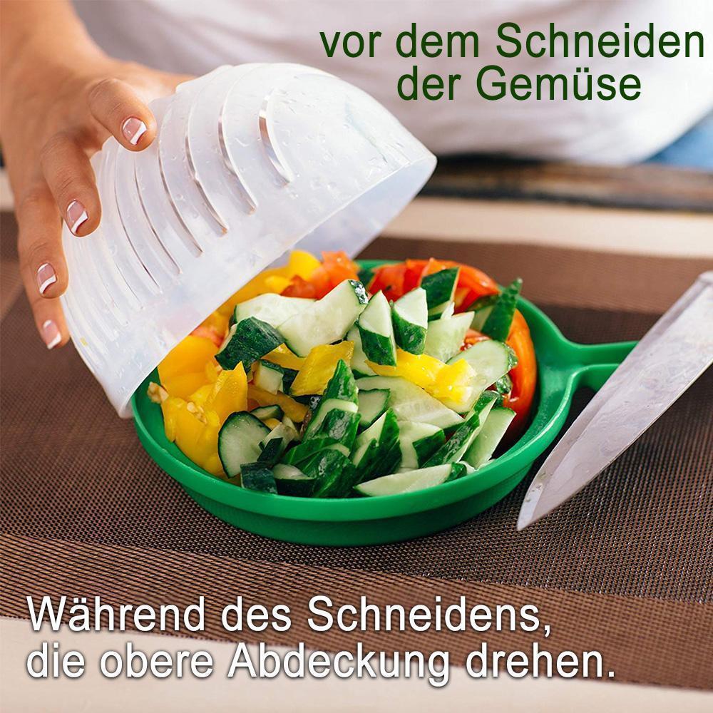 Salatschneider mit Zitronenpresse, Salat in 60 Sekunden, Grün