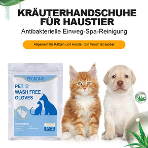 Wischhandschuhe für Haustiere