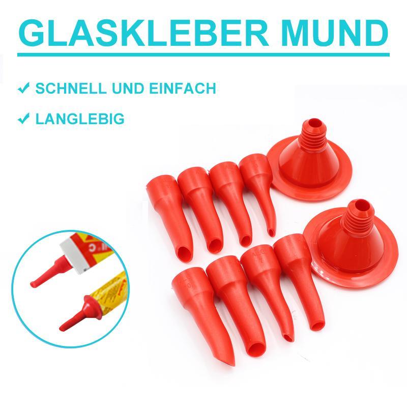 Glaskleber Mund Set