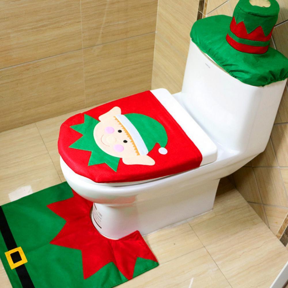 Weihnachten Toilettensitz Abdeckung Dekorationen