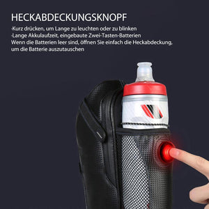 Regenfeste Schmutzfeste Fahrrad-Hecktasche (Mit Rücklichtern)