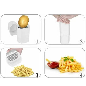 🍟Vielseitiger Gemüseschneider & Würfelschneider