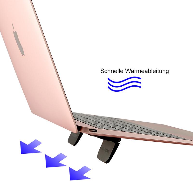 Selbstklebender unsichtbarer Laptopständer