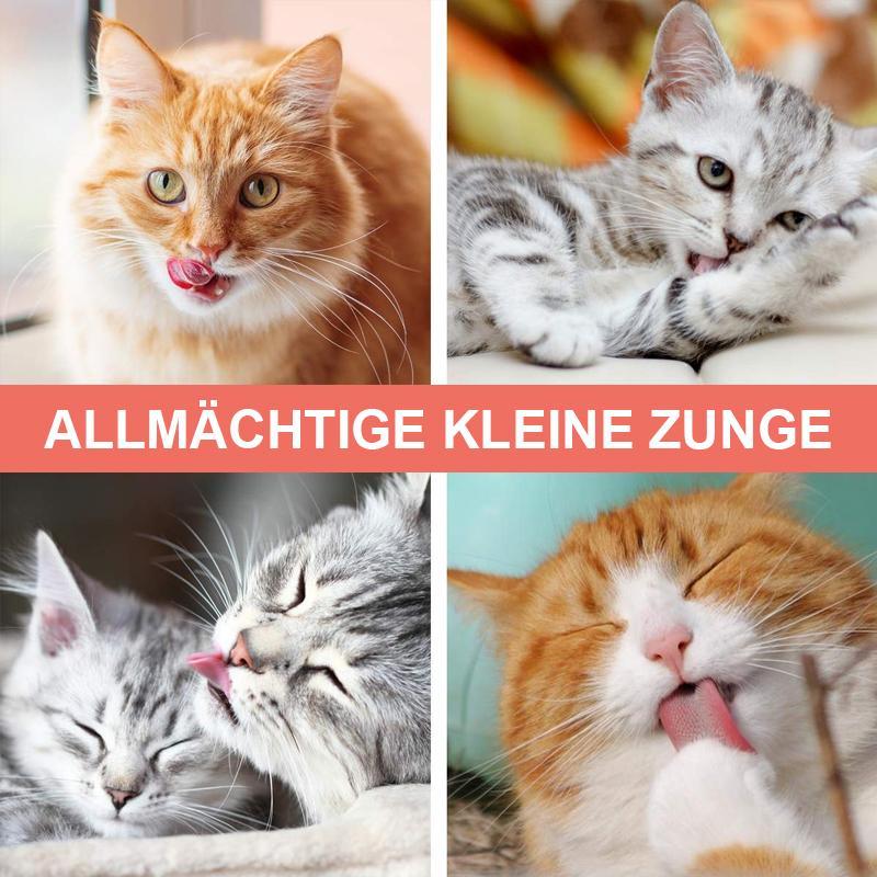 Entspannende Katzenzungen Massagebürste