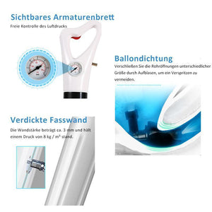 Leistungsstarker Air Blaster Plunger - Weiß