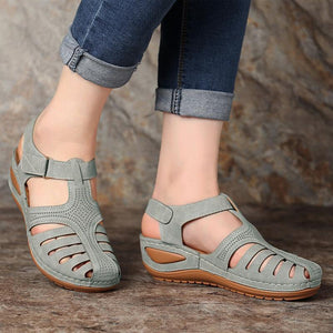 Damen Sommer runde-Zehen Sandalen