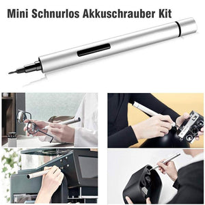 Mini Schnurlos Akkuschrauber Kit