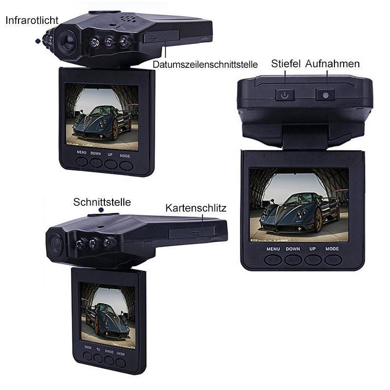 Auto-DVR, Dashboard-Kamera, Autorecorder / Verkehrs-Dashboard-Camcorder-Loop-Aufnahme-Keine Karte