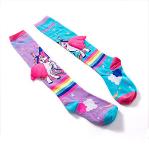 Cartoon Einhorn Socken