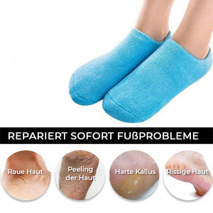 Feuchtigkeitsspendende Socken mit Gelfutter für die Fußpflege