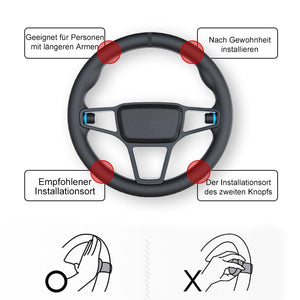 Universeller 360 ° Lenkrad-Unterstützungsknopf