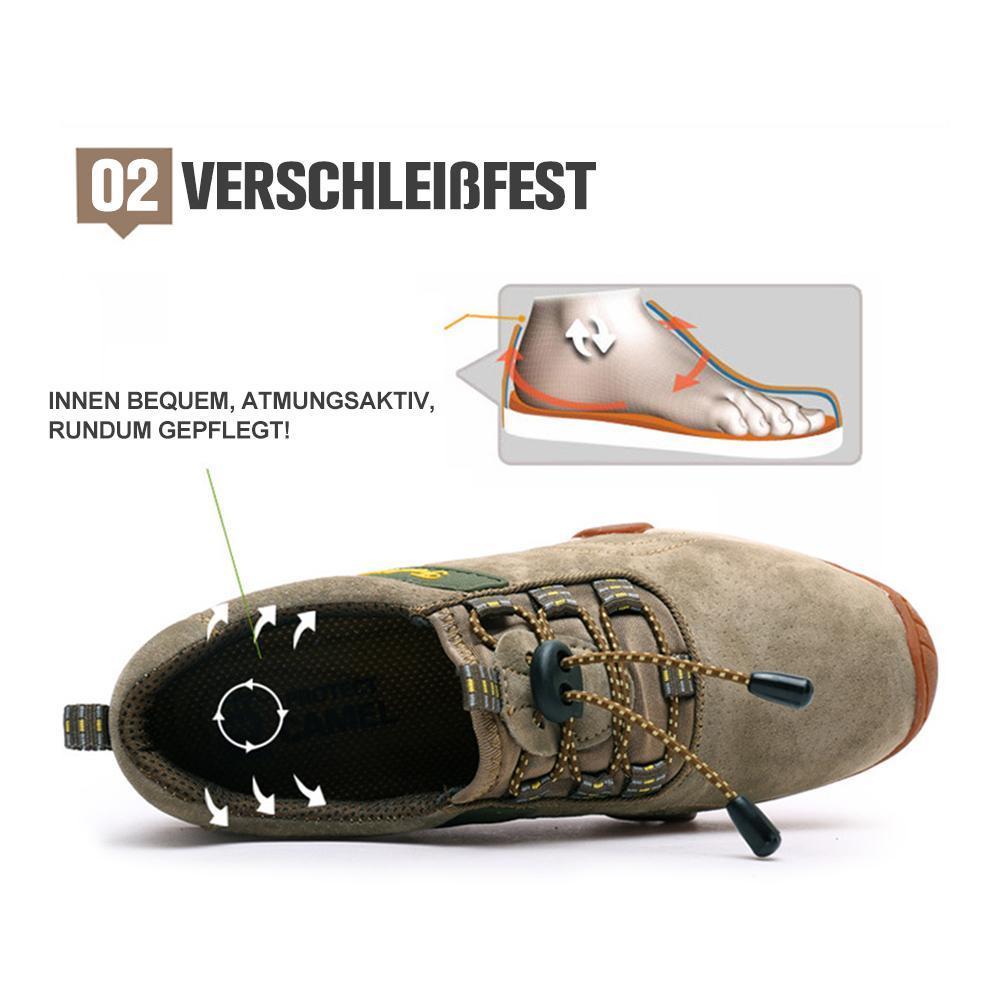 Herren Leder Outdoor Rutschfeste Wanderschuhe