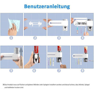 2-in-1 Desinfektioner Zahnbürstenhalter