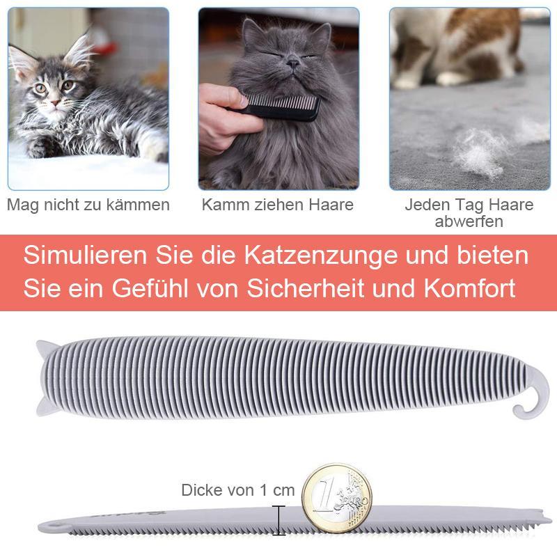 Entspannende Katzenzungen Massagebürste