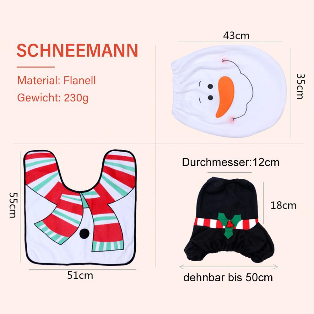 Weihnachten Toilettensitz Abdeckung Dekorationen