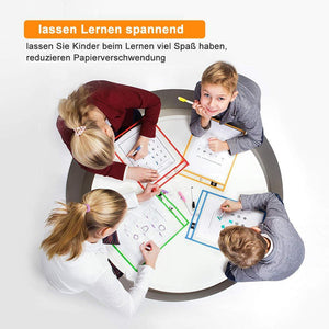 Wiederverwendbare  Dry Erase Taschen Set, ideal für Büro und Schule Arbeit