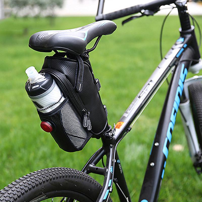 Regenfeste Schmutzfeste Fahrrad-Hecktasche (Mit Rücklichtern)