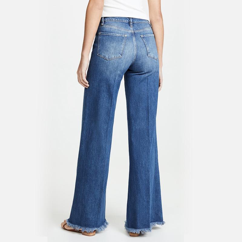 Damen Jeans mit Fransen