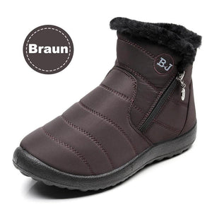 Wasserdichte Schneeschuhe warm halten