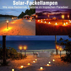 LED Solar-Fackellampe Tanzen Flamme