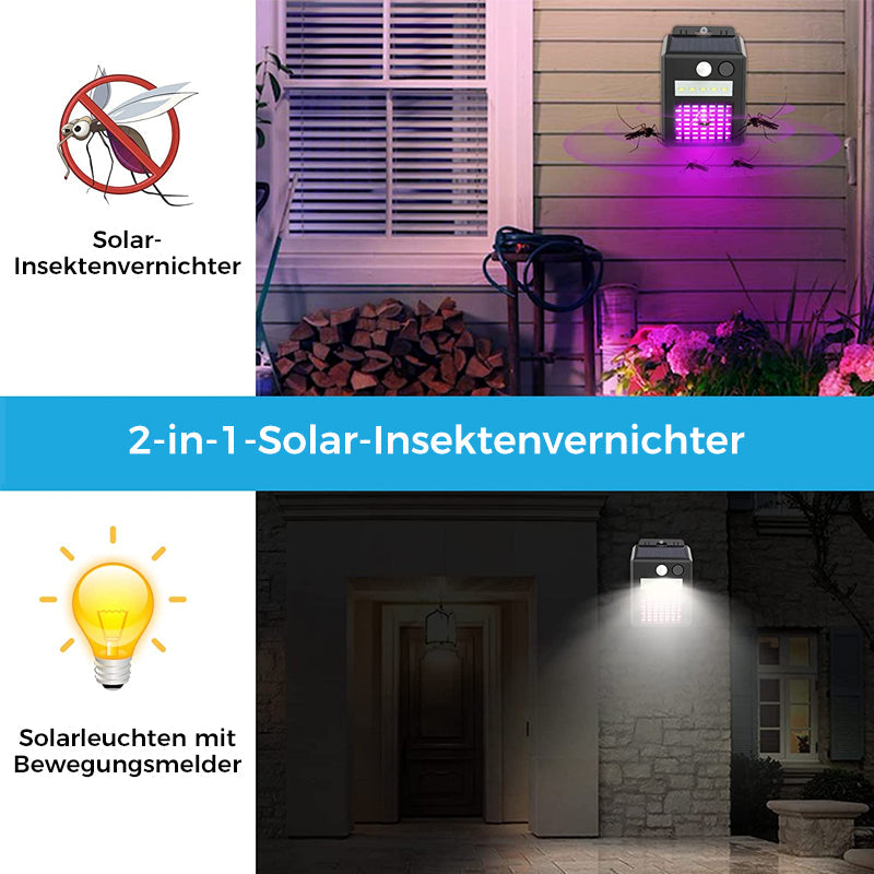 Solar Mückenvernichter-Wandlampe