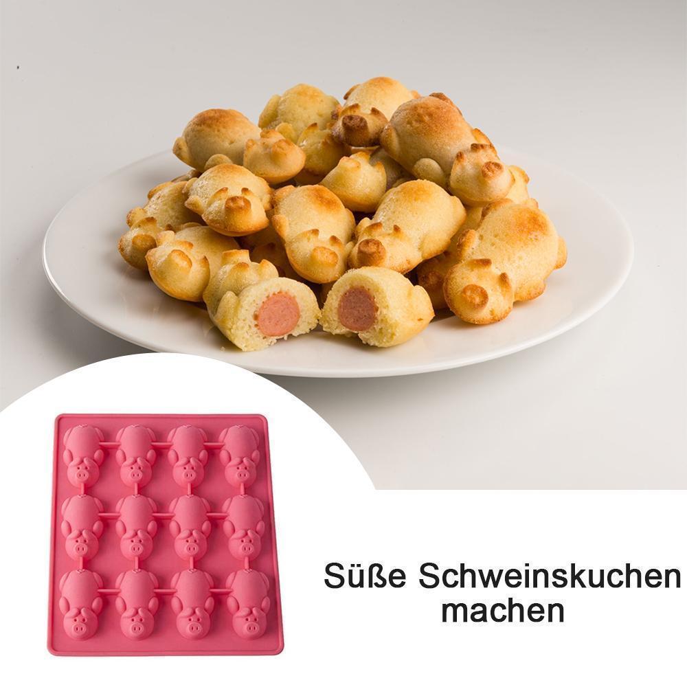 Lucky Pig Süße Schweine-Kuchen und Brötchen Backen Matte