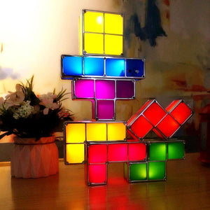 Tetris Stapelbares LED Nachtlicht