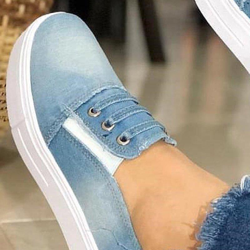 Frauen Casual Canvas Sneaker Schuhe