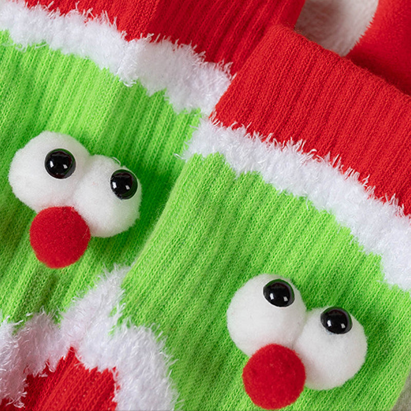 Weihnachts-Hand-in-Hand-Socken