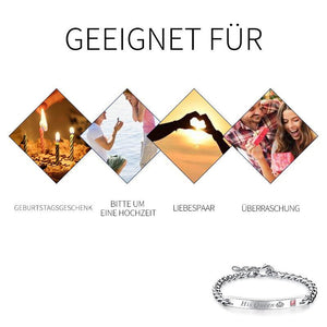 Liebespaar-Armband aus Titan-Stahl