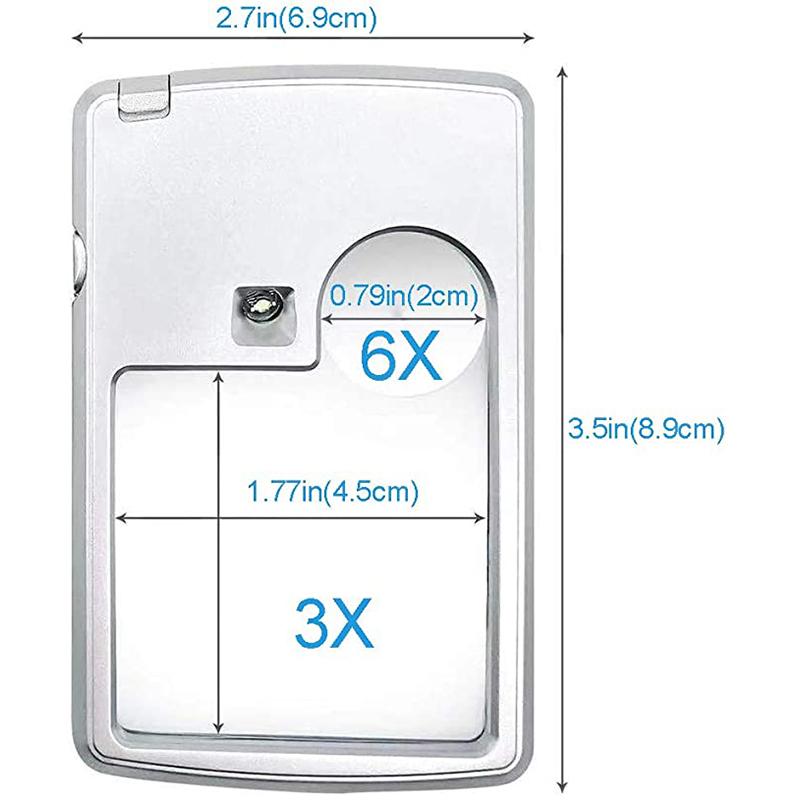 LED-Kartentyp Leselupe