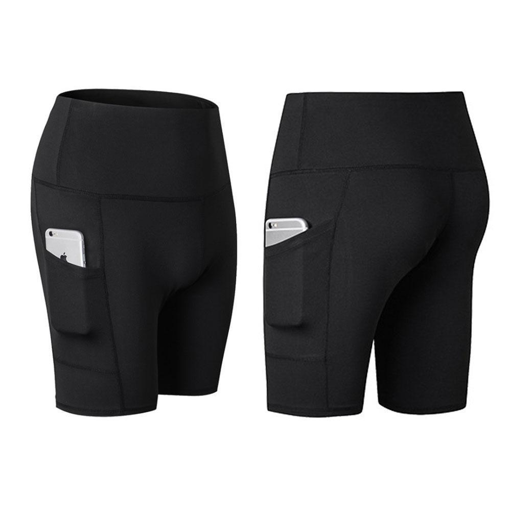 Hohe Taille Laufen Yoga Shorts