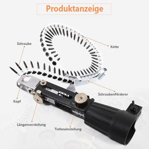 Automatische Schraubenkette Nail Gun Adapter für Bohrmaschine