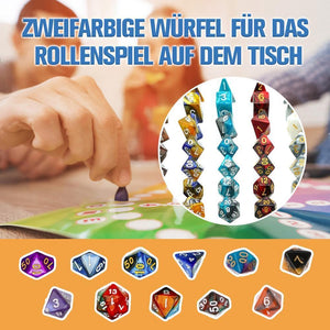 Würfel Spielzeug Set, 7 Stücke pro Set