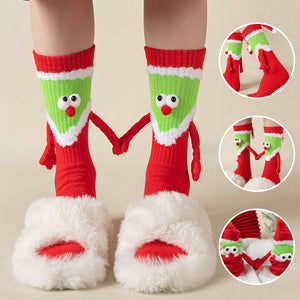 Weihnachts-Hand-in-Hand-Socken