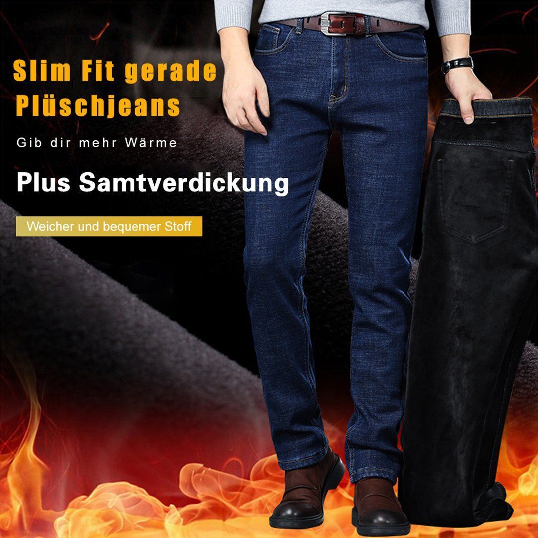 Männer plus dicke Samtjeans