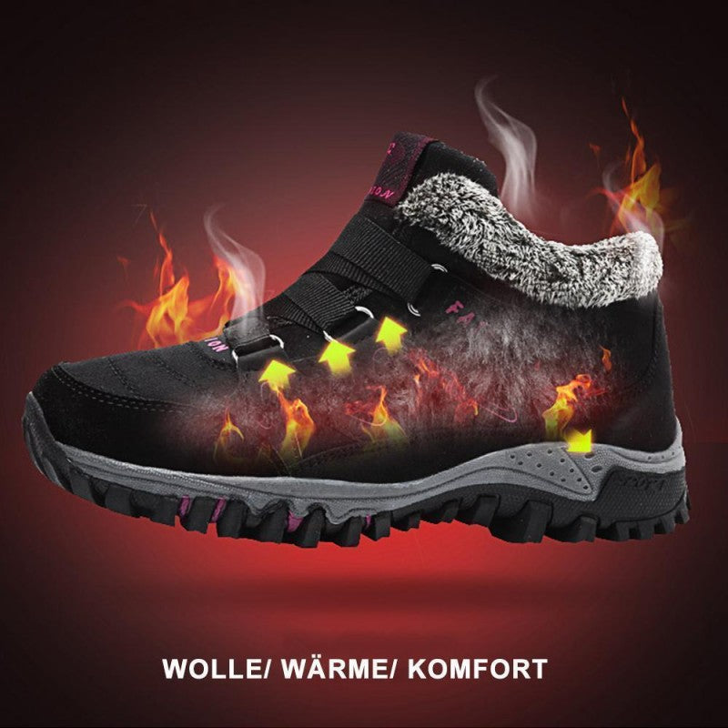 Winter Warme Pelzfutter Schneeschuhe